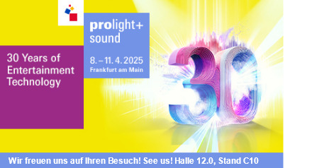 Bühnenbau Schnakenberg bei der prolight and sound 2025 Bühnenbau Schnakenberg bei der prolight and sound 2025